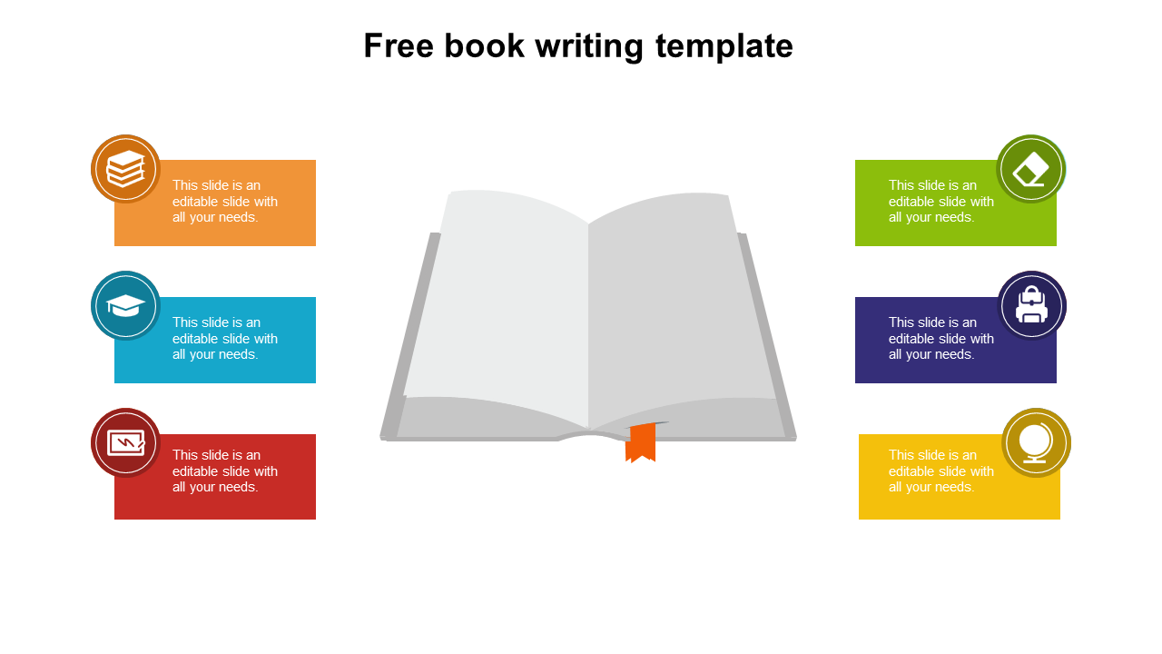 free book writing template